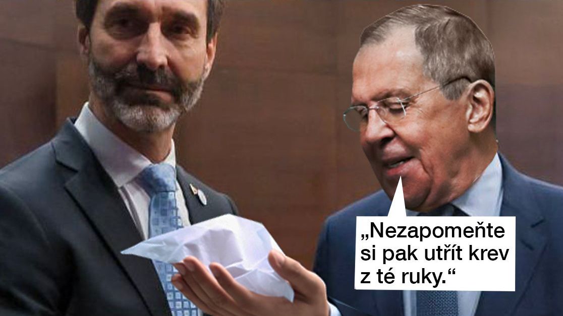 TMBK: Slovenský ministr se setkal s Lavrovem. Oba očividně zanedbávají hygienu